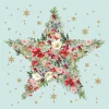 Beautiful Christmas Star blue papirservietter, 33x33 cm