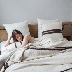 Black Patagonian Stripe Pudebetræk 63x63