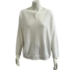 Bluse i Cashmere blend - Off white