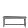 Bænk Mørk grå TT260 - 110x30x47 cm