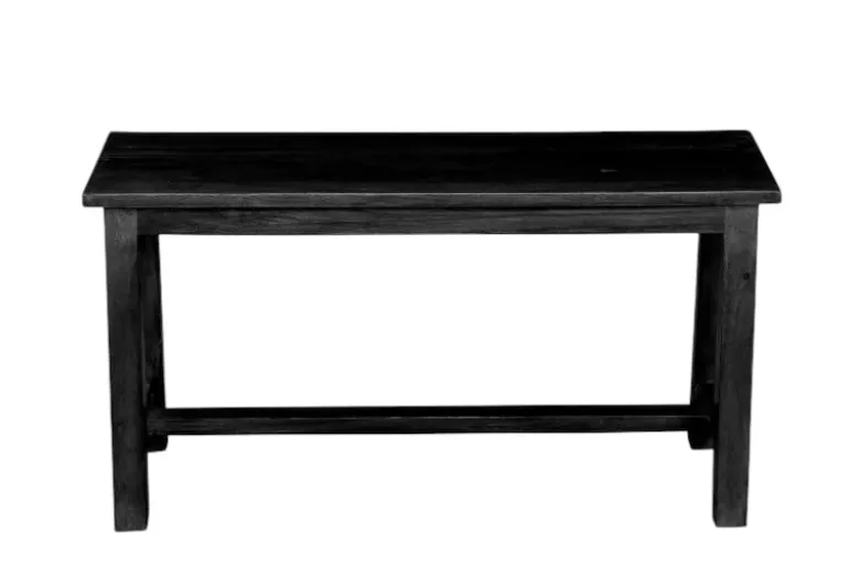 Bænk Sort TT259 - 90x30x47 cm