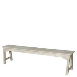 Bænk TT12 Lys Grå - 183x30x45 cm