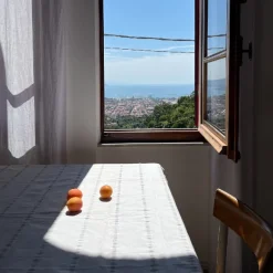 Dug med frynser White - 3 størrelser