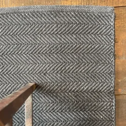 Gulvtæppe Herringbone Grey - Flere størrelser