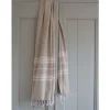 Hamam håndklæde Grey Beige - 210x100 cm