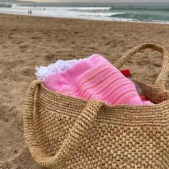 Hamam håndklæde Sorbet/Mandarin - 170x100 cm