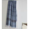 Hamam håndklæde Steel blue/ Dark blue - 170x100 cm