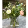 Lille Cylinder glas vase - Clear