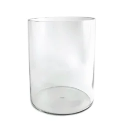 Lille Cylinder glas vase - Clear