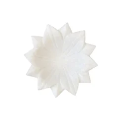 Marmor Lotus fad, 15 cm