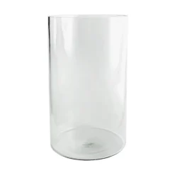 Mellem Cylinder glas vase - Clear