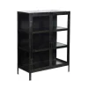 Metal Vitrine 100 cm - Sort