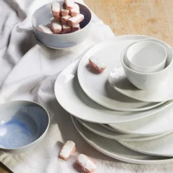 Morgenmadsskål hvid Porcelino