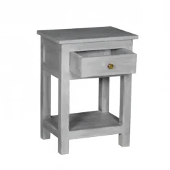 Natbord Mørk Grå - Højde 60 cm