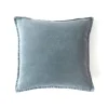 Pip Teal Stonewashed velour 50x50 cm