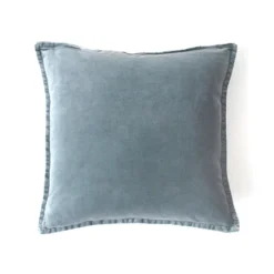 Pip Teal Stonewashed velour 50x50 cm