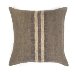 Puck pudebetræk 50x50 cm, Hør og silke