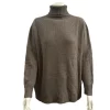Rullekrave i Cashmere blend - Taupe