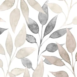 Scandic Leaves white papirservietter, 33x33 cm