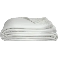 Sengetæppe LINEO 240x260 cm - Blanc