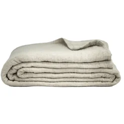 Sengetæppe LINEO 180x260 cm - Natural