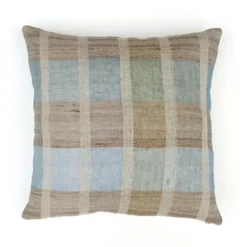 Sienna Blue pudebetræk 50x50 cm, Hør og silke