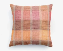 Sienna Orange pudebetræk 50x50 cm, Hør og silke