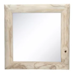 Spejl i Paulowina træ, 60 cm