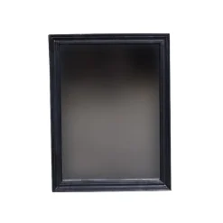 Spejl med sort træramme - 45x60x4 cm