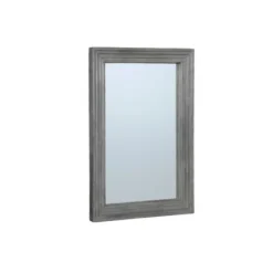 Spejl Mørk grå træramme - 40x60 cm