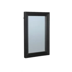 Spejl sort træramme - 40x60 cm