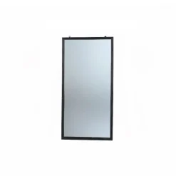 Spejl TT103 sort - 60x120 cm