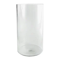 Stor Cylinder glas vase - Clear