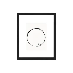 Svæveramme, minimalistisk black, 20x25 cm