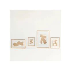 Svæveramme, minimalistisk natural, 20x25 cm