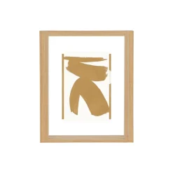 Svæveramme, minimalistisk natural, 30x42 cm