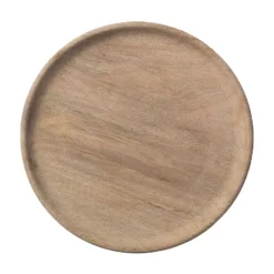Tallerken Lys Mangotræ, Ø30 cm
