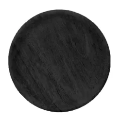 Tallerken sort Mangotræ, Ø30 cm