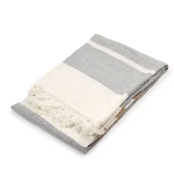 Throw 110x180 Ash stripe