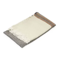 Throw 110x180 Beeswax stripe