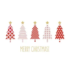 Tree Parade papirservietter, 33x33 cm