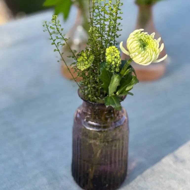 Vase i genbrugs glas