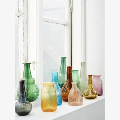 Vase i genbrugs glas