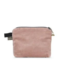 Velour pung Small - Rosa