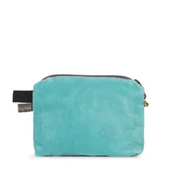 Velour pung Small - Turkis