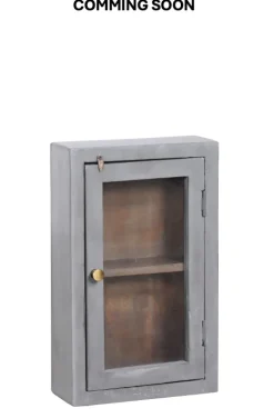 Vægskab TT03 - 32x13x52 cm Grå