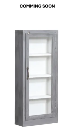 Vægskab TT05 - 40x15x90 cm Grå