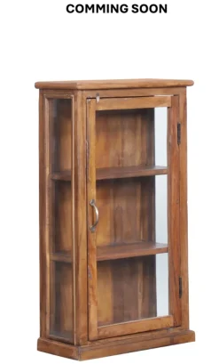 Vægskab TT06 - 47x21x82 cm Naturlig træ