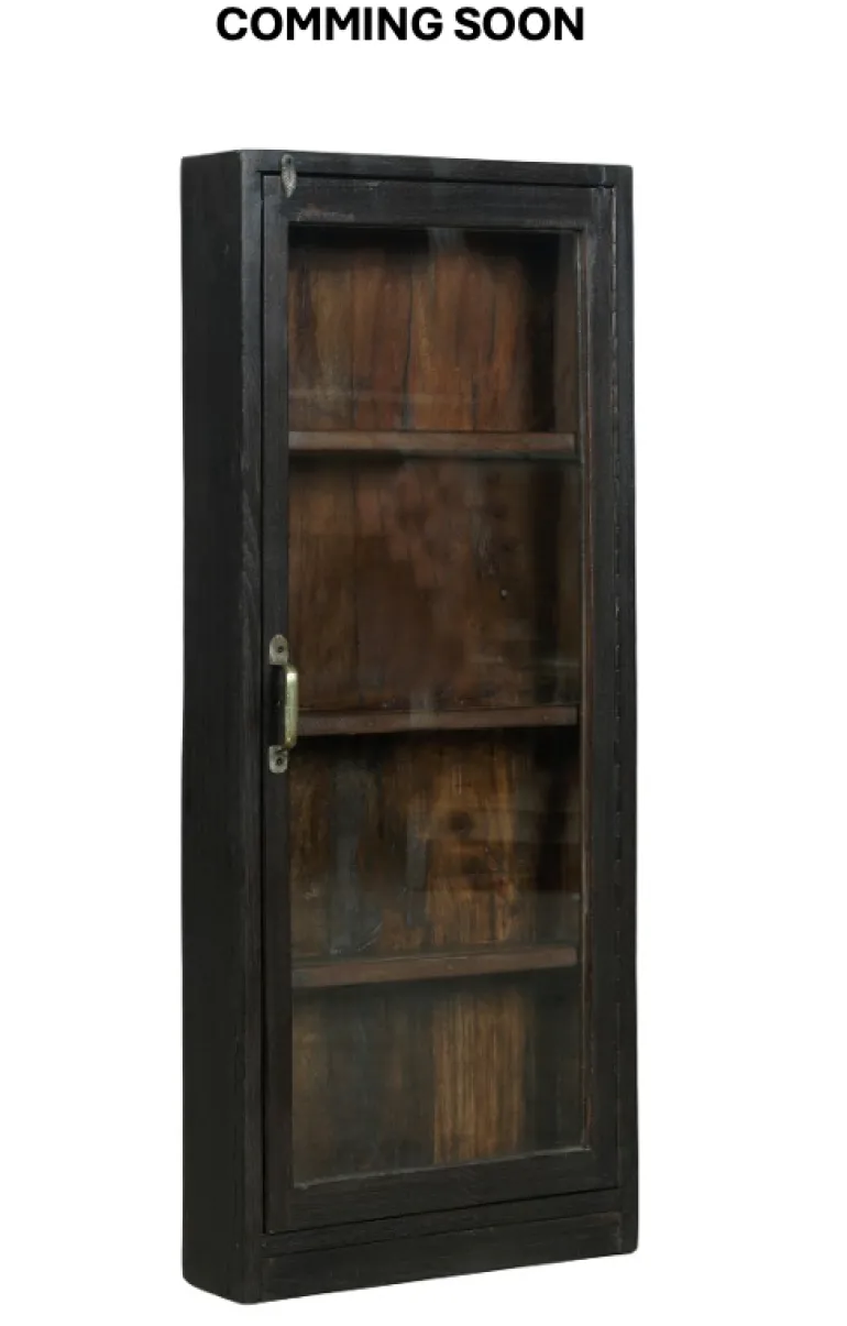 Vægskab TT05 - 40x15x90 cm Sort