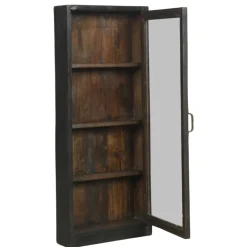 Vægskab TT05 - 40x15x90 cm Sort